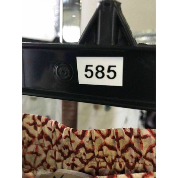 Michael Kors Women's Red Grenadine Print Front Slit Maxi Skirt Size Small NEW - Picture 6 of 6